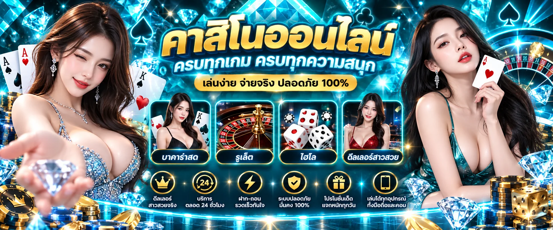 ห้องคาสิโนออนไลน์บาคาร่าเว็บตรงบน OHO99 ยิงสดจากสตูดิโอ